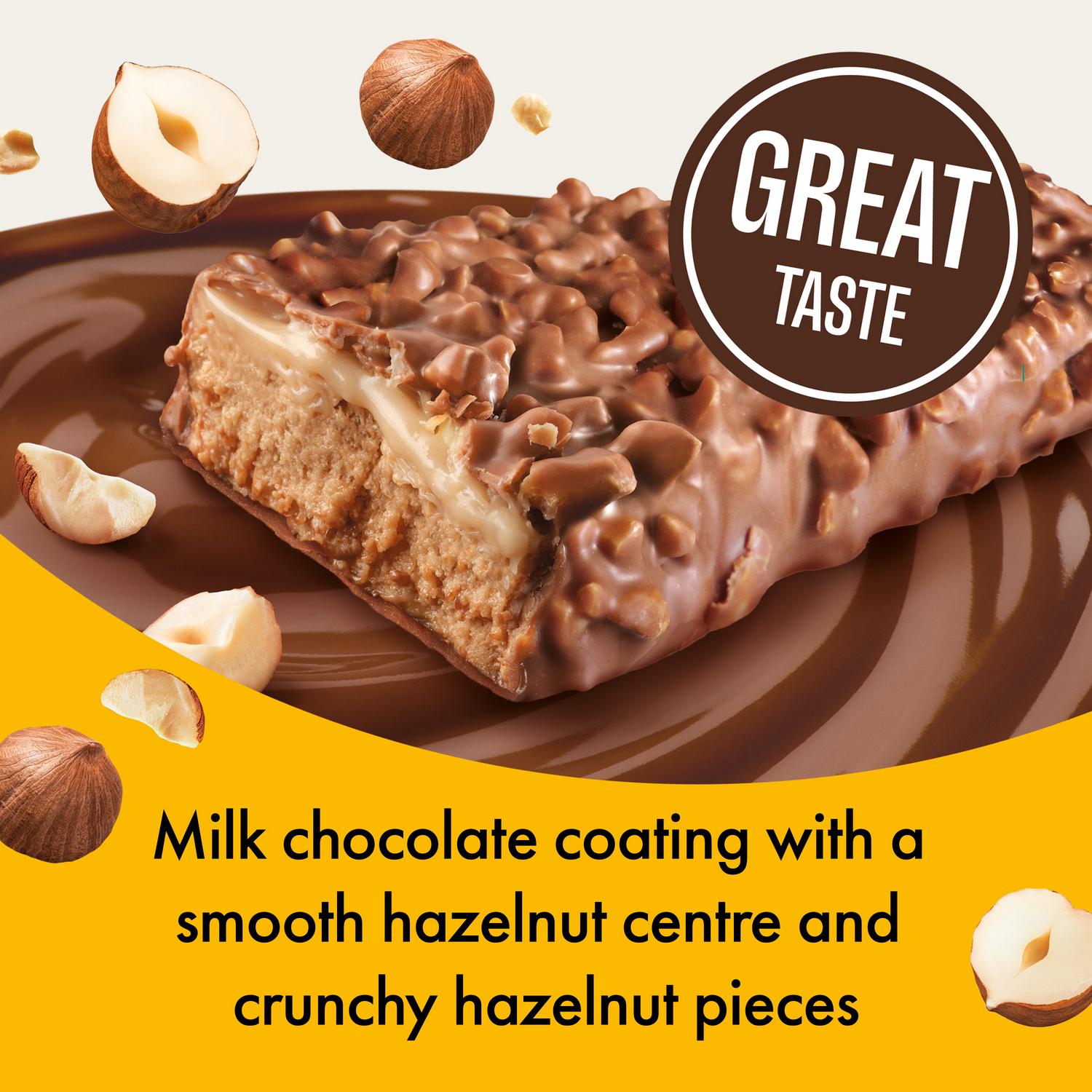 Fulfil chocolate hazelnut whip protein bar 55g - British product
