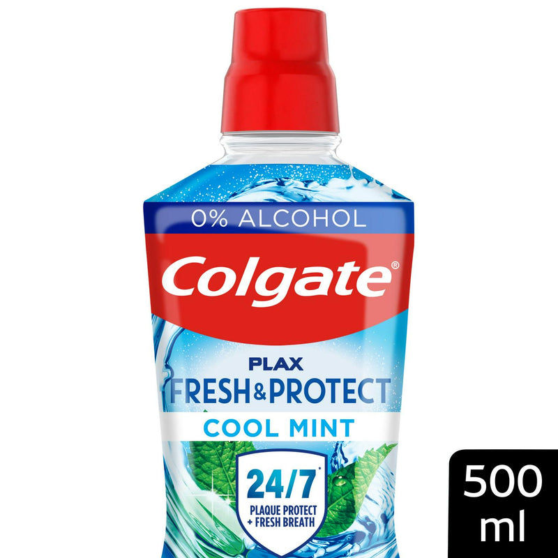 Colgate Plax Cool Mint Mouthwash 500ml - British product