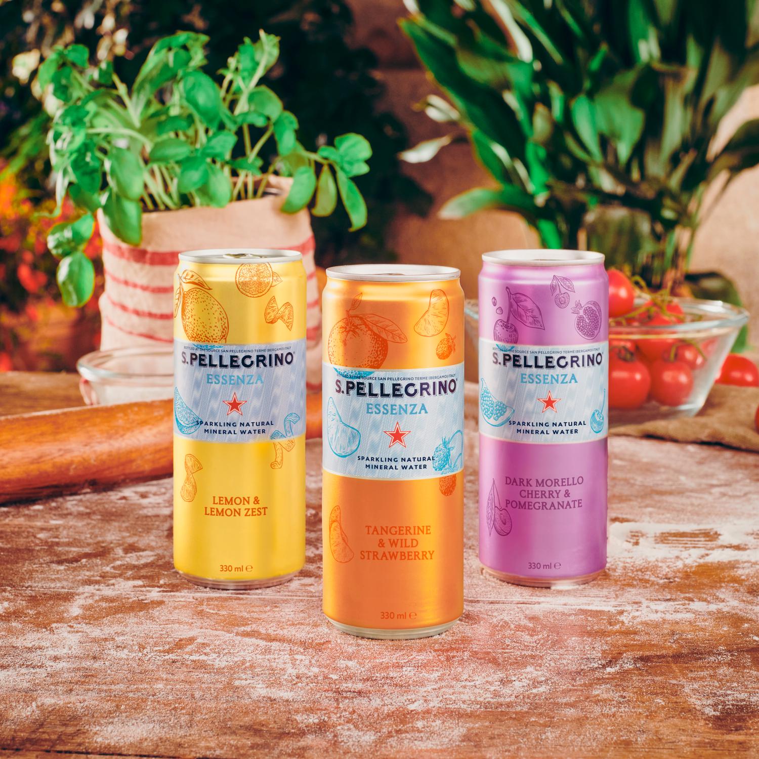 San Pellegrino Essenza Sparkling Water Lemon 4x330ml (British brand)