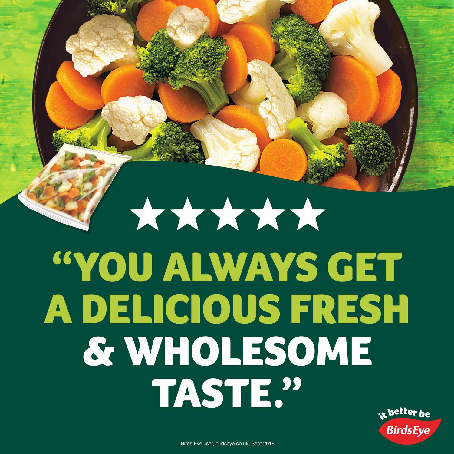 Birds Eye Steamfresh Mixed Vegetables 540g - British product