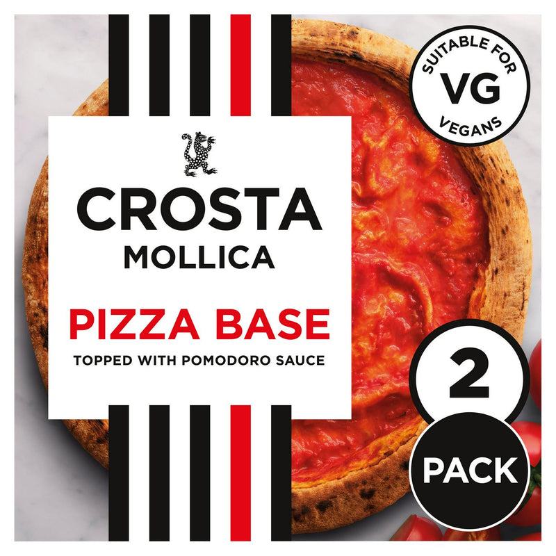 Crosta Mollica sourdough pizza base 2 x 270g - British product