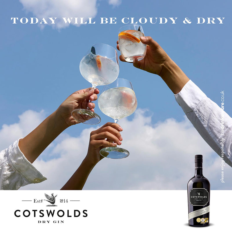 Cotswolds Distillery Premium Dry Gin bottle 70cl - British product
