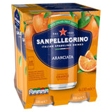 San Pellegrino Orange Sparkling Drink 4 x 330ml (British brand)