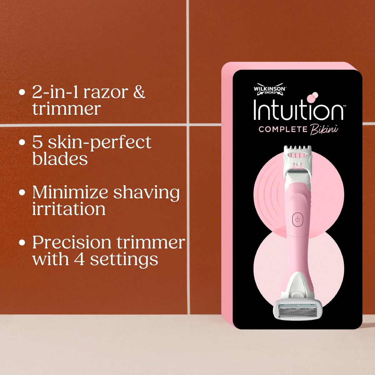 Wilkinson Sword Intuition Complete Bikini Trimmer & Razor