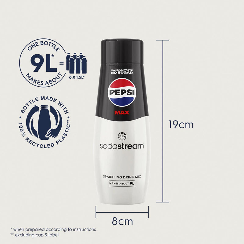 Pepsi Max Sodastream Sparkling Drink Mix 440 ml