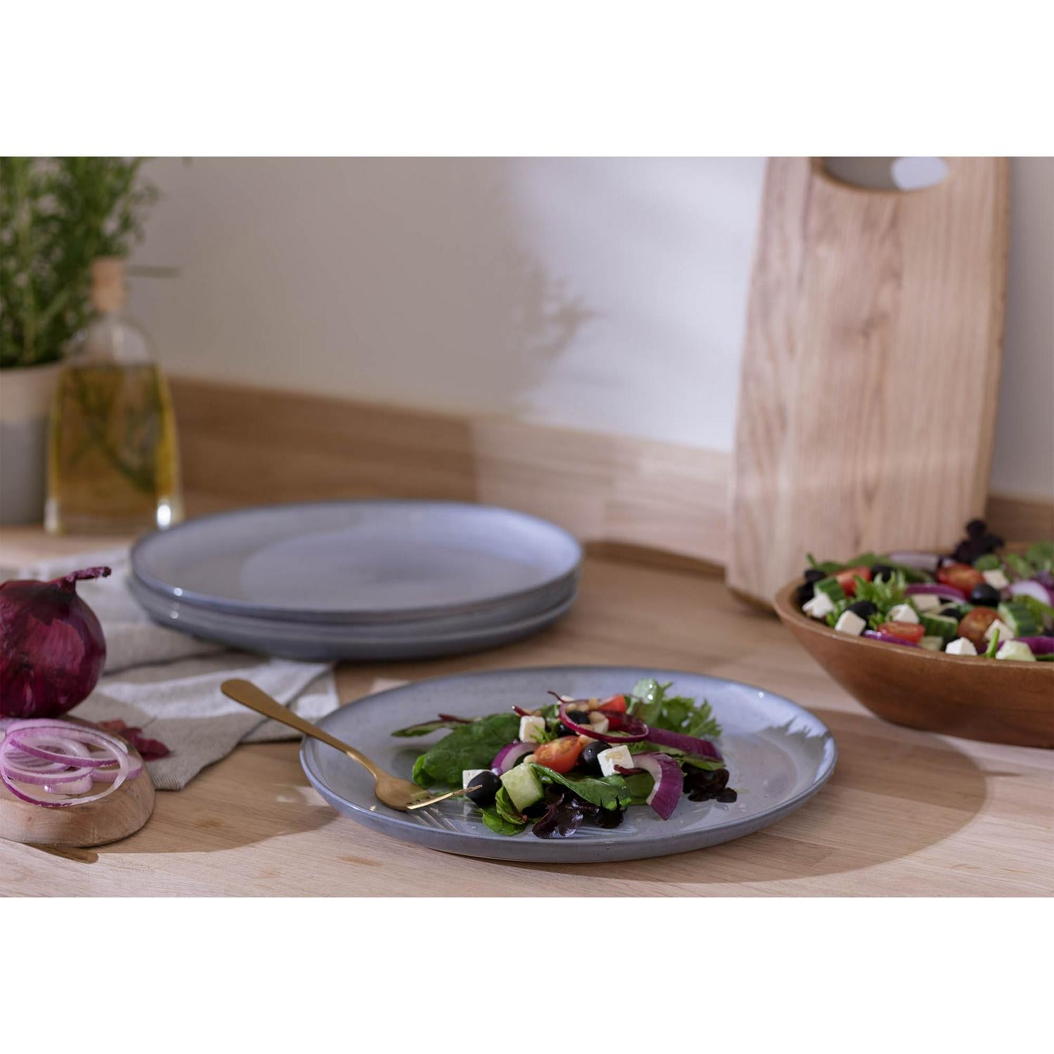 Habitat Evora Dinner Plate Blue