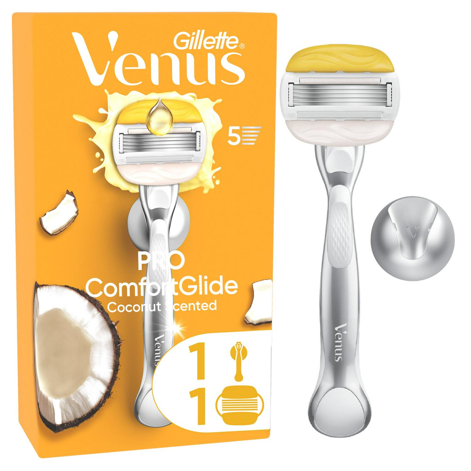 Gillette Venus Comfortglade women's razor with blade (British brand)