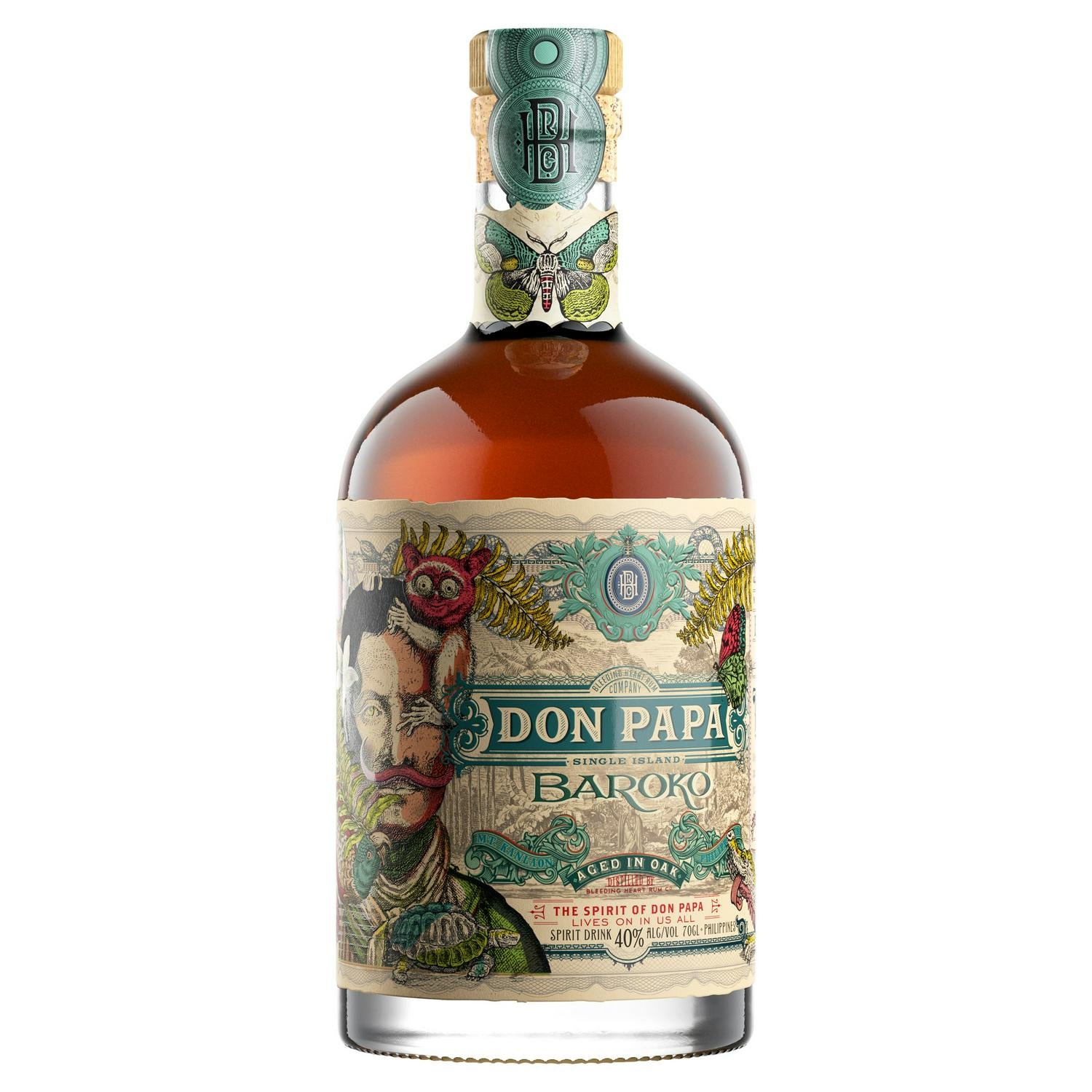 Sugar Cane Molasses Spirit Drink with Candied Fruits and Vanilla, 70cl