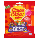 Chupa Chups the Best assorted flavour lollipops x10 120g - British product