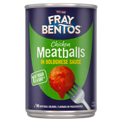 Fray Bentos Hähnchenfleischbällchen in Bolognese-Sauce Fertiggericht 380g