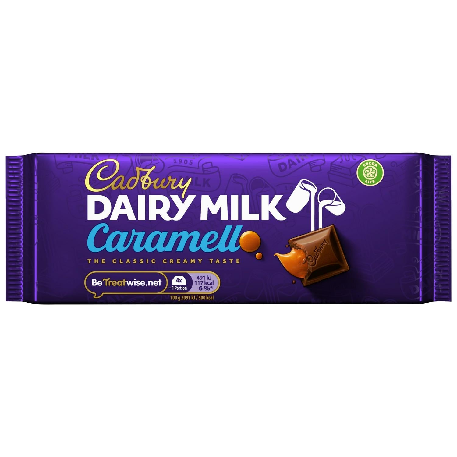 Cadbury Dairy Milk Caramello Milk Chocolate Bar 47g - British product