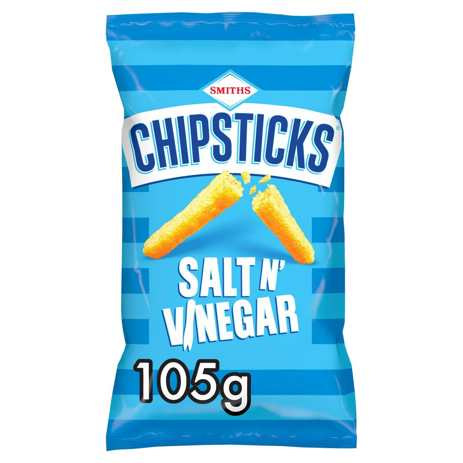 Smiths Chipsticks Salt Vinegar Crisps 105g (British brand)