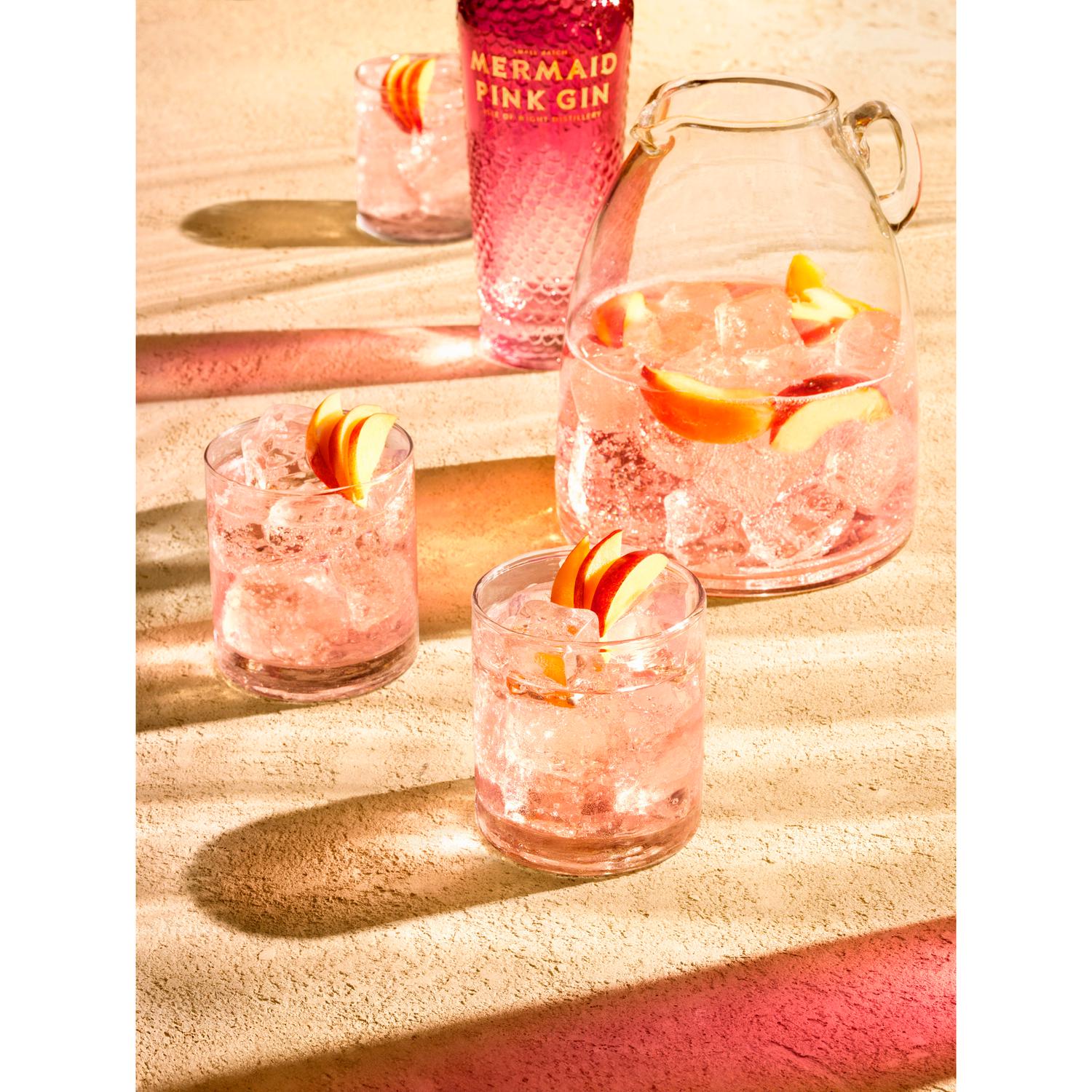 Isle of Wight Distillery pink gin 70cl, imported from the UK