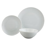Sainsbury's Coupe dinner set 12 piece white porcelain (British brand)