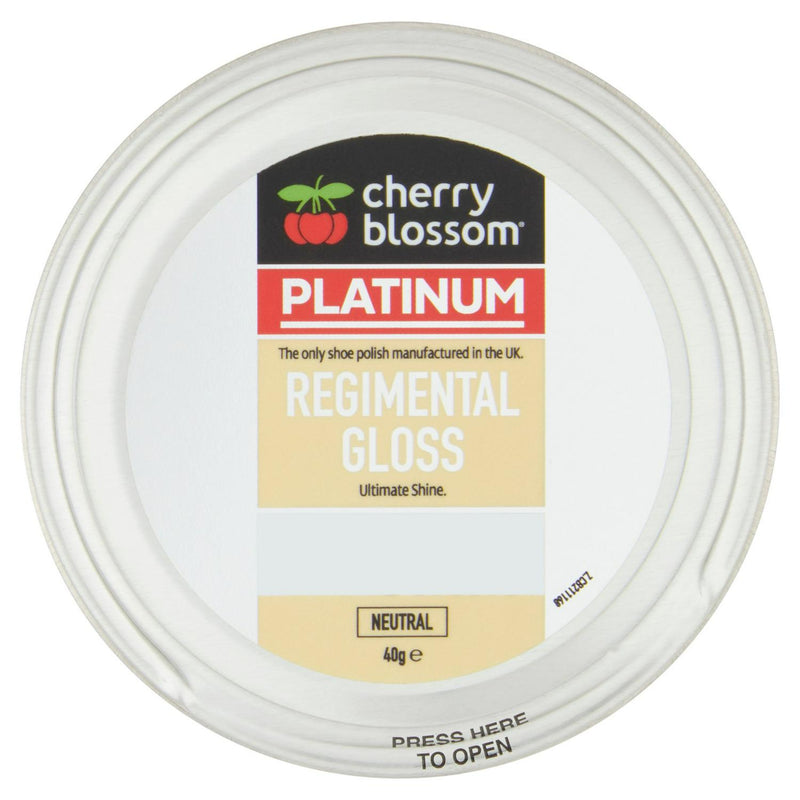 Cherry Blossom Platinum Regimental Gloss Neutral 40g - British product