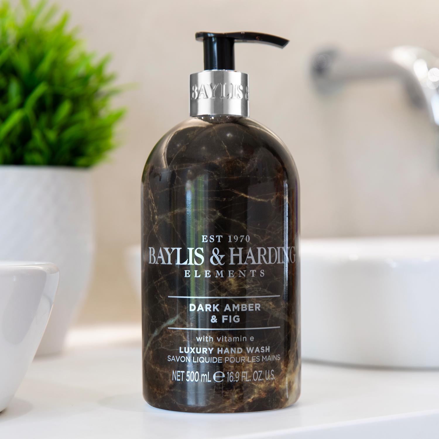 Baylis & Harding Elements Dark Amber & Fig Luxury Hand Wash 500ml