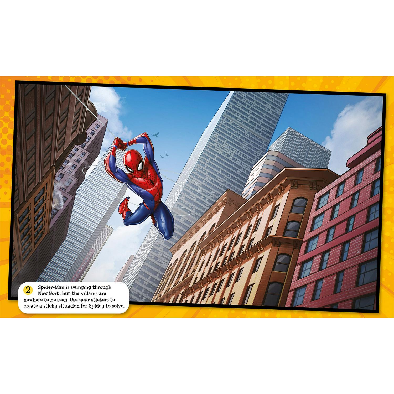 Disney Marvel Sticker Scenes Activity Book imported from the UK