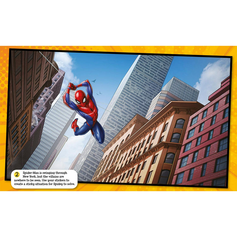 Disney Marvel Sticker Scenes Activity Book imported from the UK