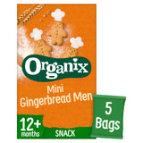 Organix Mini Gingerbread Men Biscuits 5x20g, imported from the UK