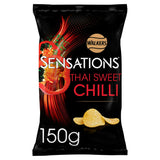 Walkers Sensations Thai Sweet Chilli Sharing Bag Crisps 150g (British brand)