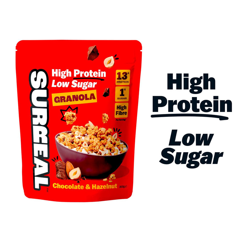 Surreal granola chocolate hazelnut 300g - British product