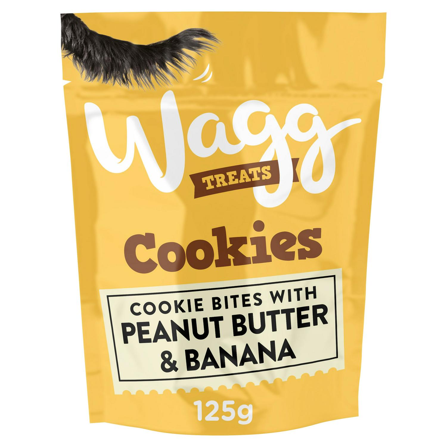 Wagg Peanut Butter Banana Cookie Treats 125g (British brand)