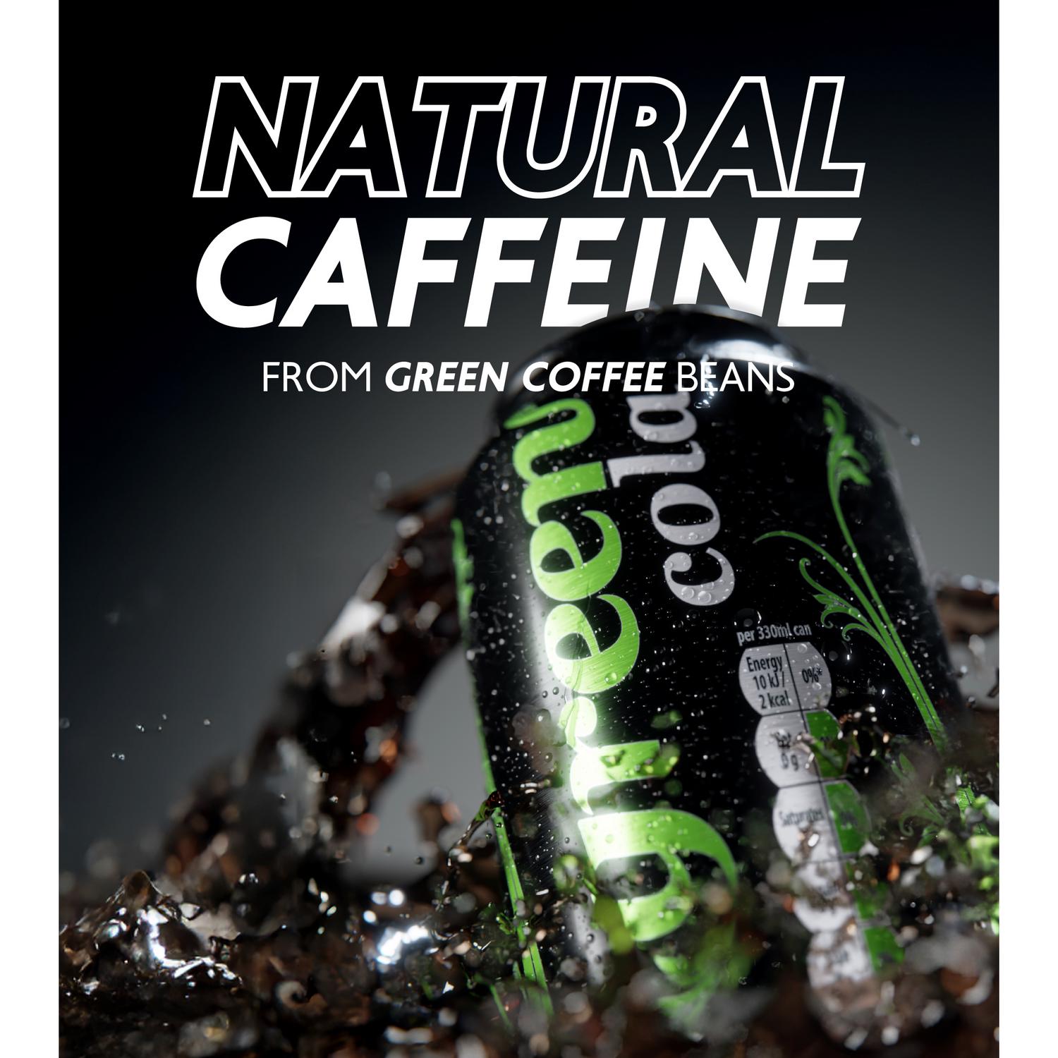 Green Cola sugar free cola 4 x 330ml packs, UK version