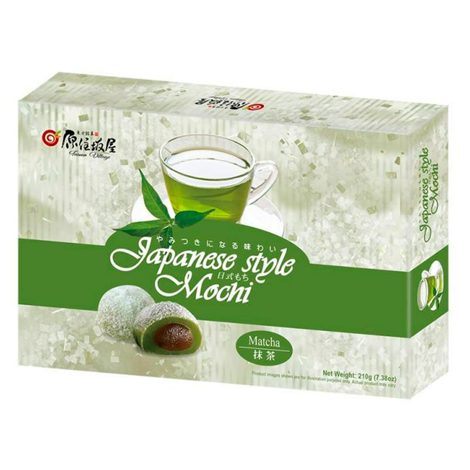 Japanese style mochi matcha 210g - British product