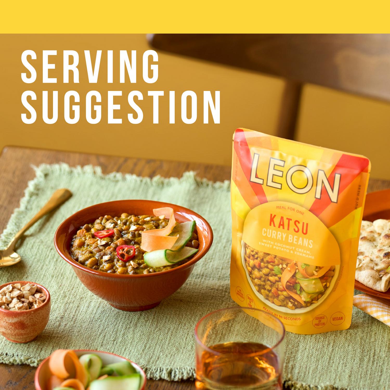 Leon Katsu Curry Beans 250g, UK version