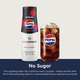 Pepsi Max cherry flavoured drink syrup 440ml, imported from the UK