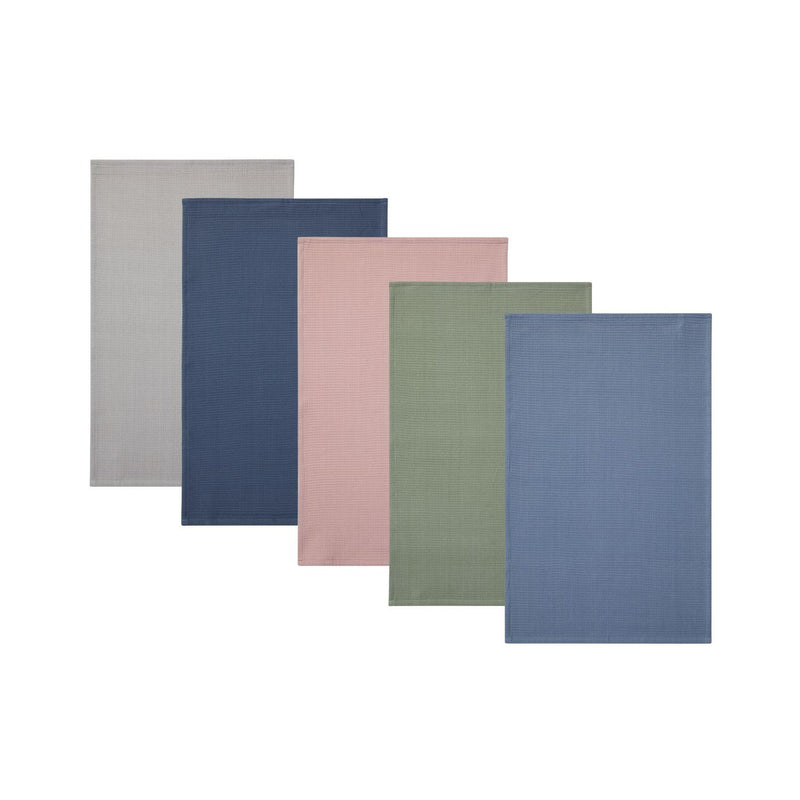 Sainsbury's Home waffle tea towels 5 pack (British brand)
