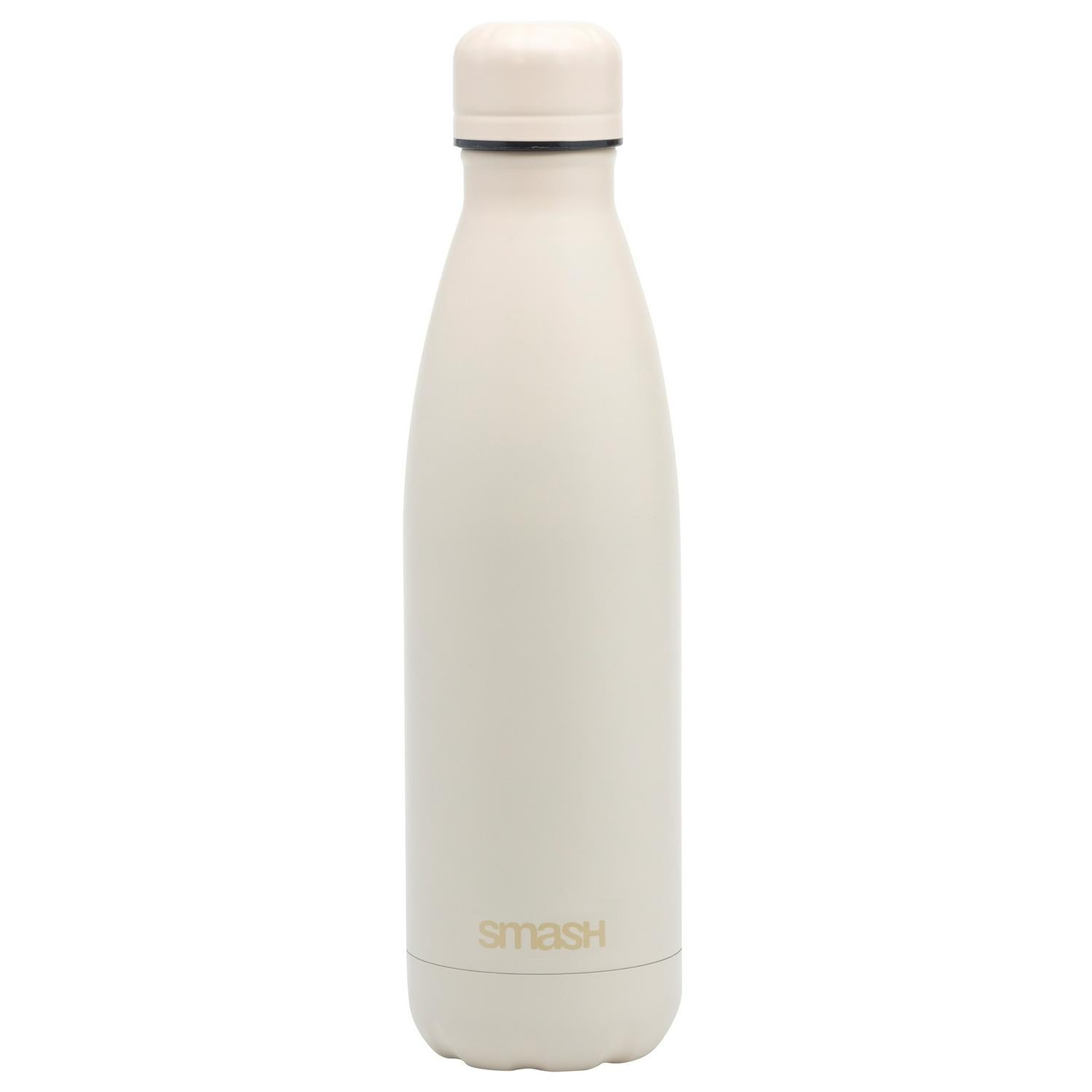 Smash Beige Stainless Steel Water Bottle 500ml (British brand)
