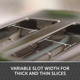 Breville Curve toaster black chrome 4 slice - British product