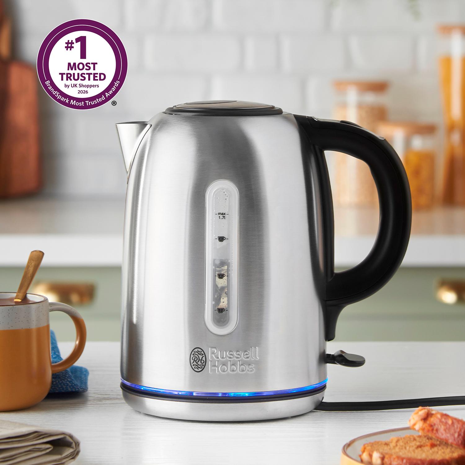 Russell Hobbs Buckingham Quiet Boil Stainless Steel Kettle 20460