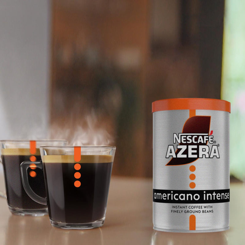 Nescafe Azera Americano Intense Instant Coffee 90g, imported from the UK
