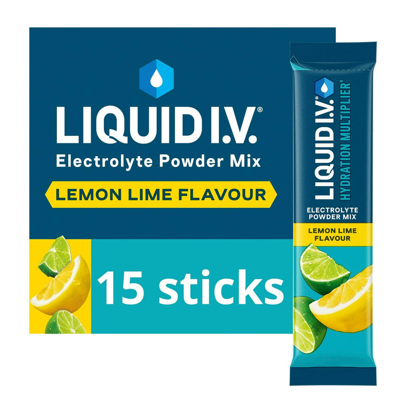 Liquid I.V. Electrolyte Lemon Lime 15 Sachets, UK version
