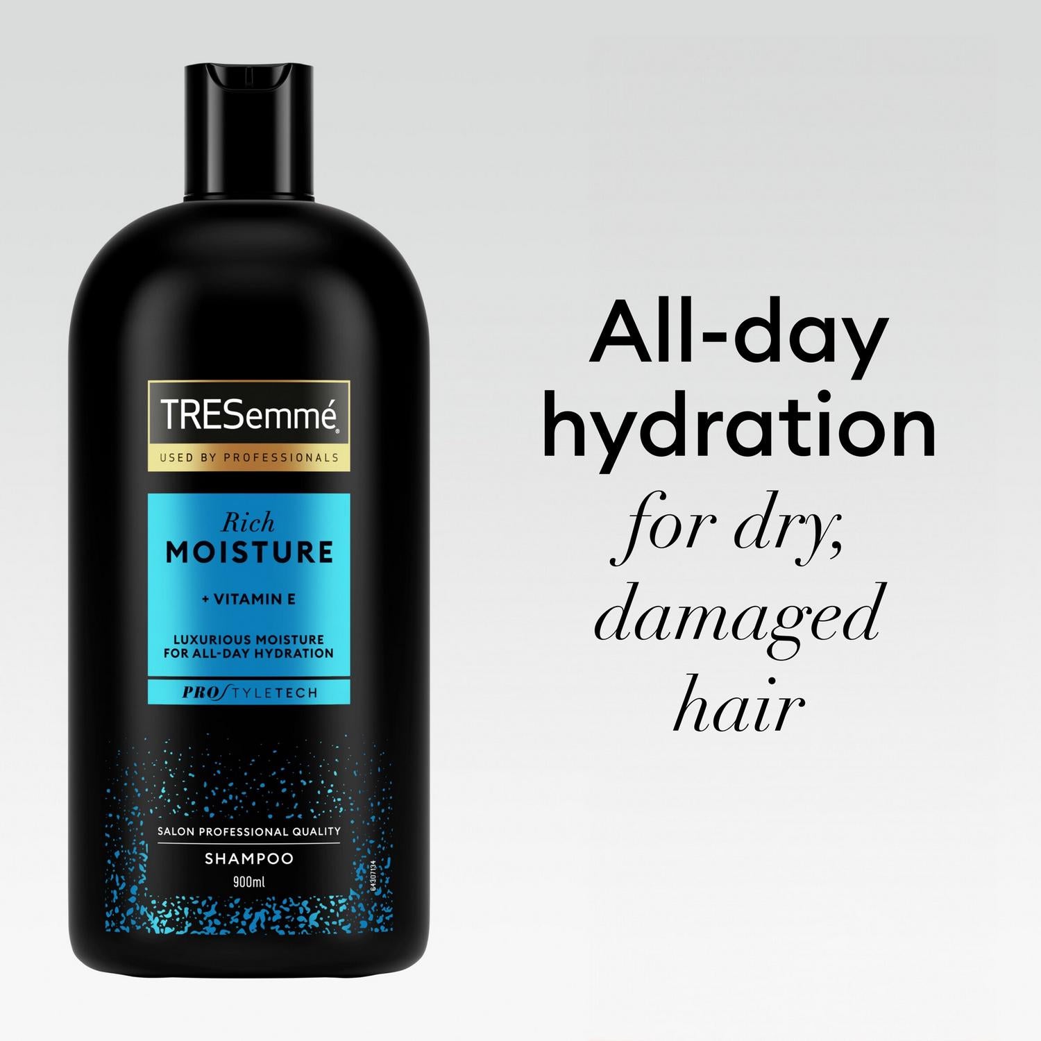 Hydrating and Repairing Shampoo for Dry Damaged Hair with Vitamin E 900ml
