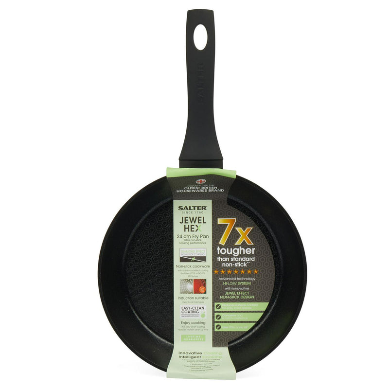 Salter Jewel Hex 24cm Frying Pan