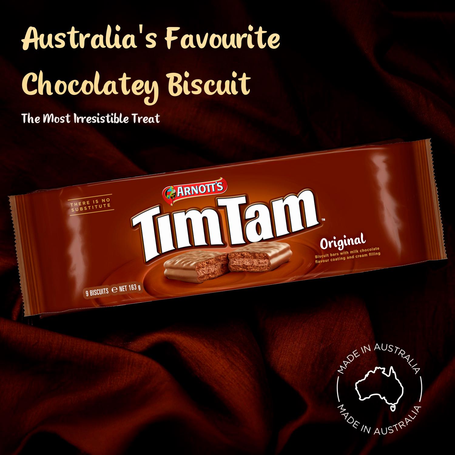 Arnott's Tim Tam Original Biscuits 163g (British brand)