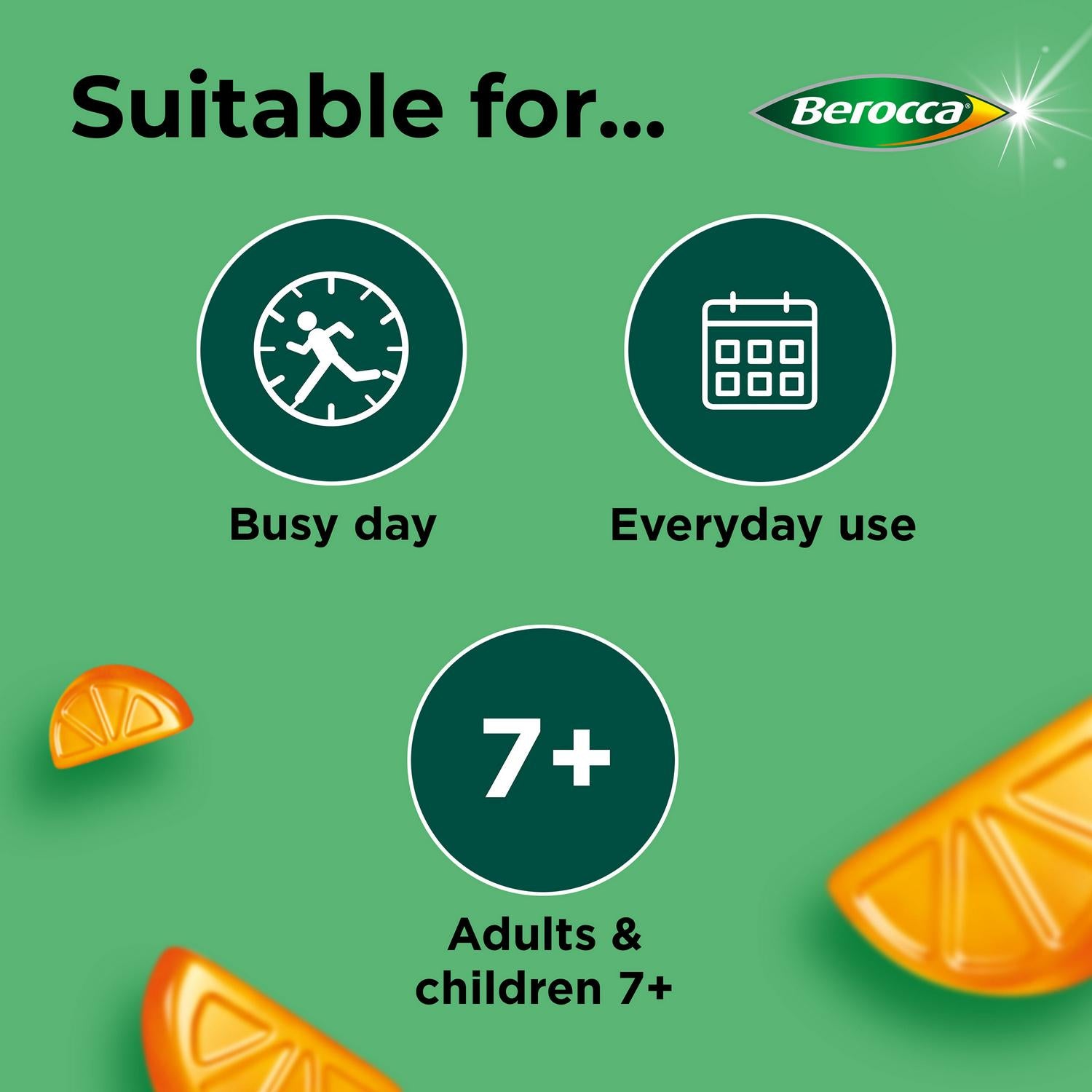 Berocca Immuno Gummies Orange Flavour x60 - British product