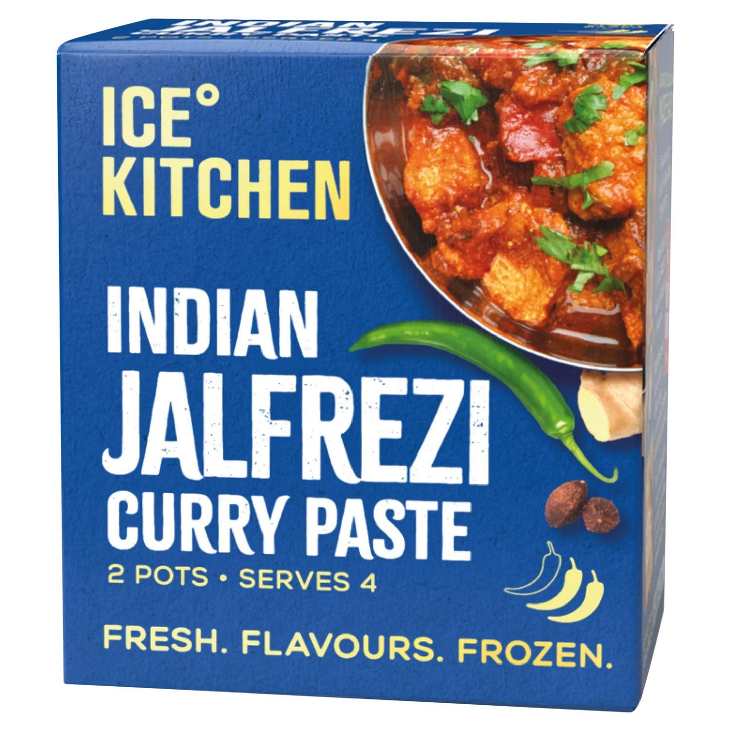 Ice Kitchen Jalfrezi Curry Paste 2 x 80g, imported from the UK