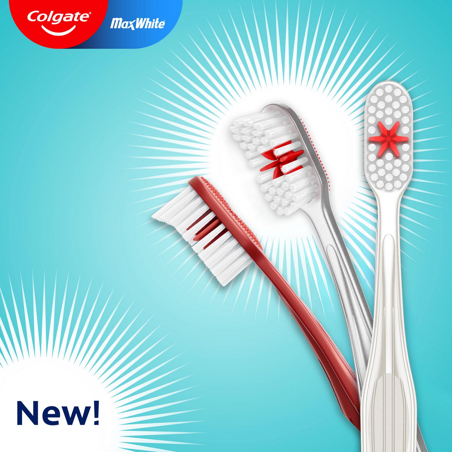 Colgate Max White Medium Toothbrush x3 - British product