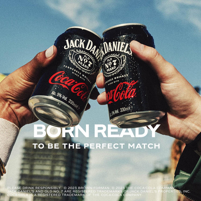 Jack Daniel's ready-to-drink cola cocktail 6 x 250ml, UK version