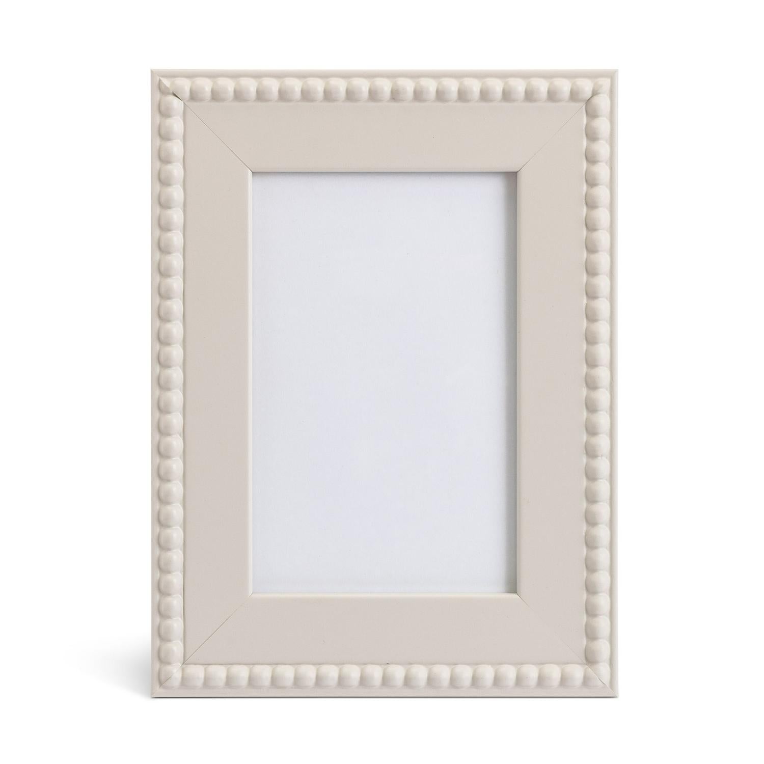 Habitat Beaded Wooden Picture Frame Grey 20x15cm, UK version