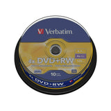 Verbatim Dvd+Rw 4X 10pk Spindle