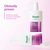 Simple Smooth+ exfoliating gel cleanser 240ml (British brand)
