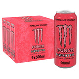 Monster Pipeline Punch Energy Drink 9x500ml, imported from the UK