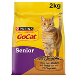 Go-Cat Chicken Rice & Veg Senior Dry Cat Food 2kg