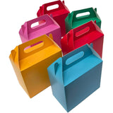 Sainsbury's Home party treat boxes rainbow coloured pack of 6 (British brand)
