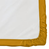 Habitat Cotton Rich 180TC Plain Fitted Sheet - Mustard